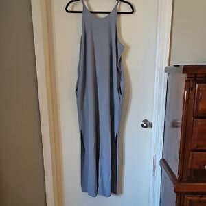 Athleta Bluish Gray Maxi Dress